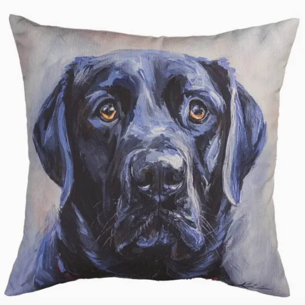 Black Lab Climaweave Pillow NWT